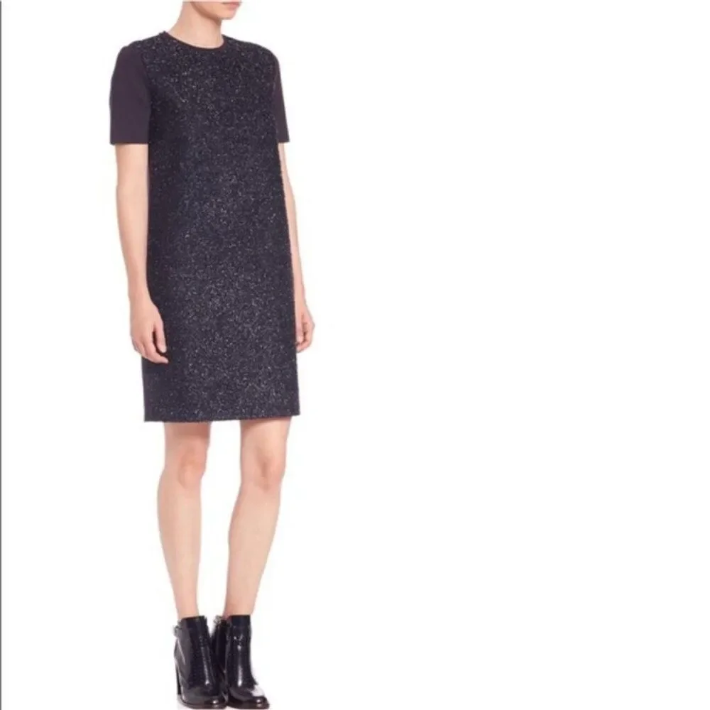 NWT. Tory Burch Metallic shift Dress . SZ XS